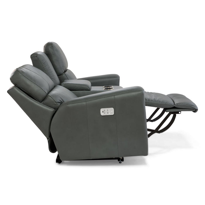 Apollo Power Reclining Sofa w/ Console Headrest & Lumbar