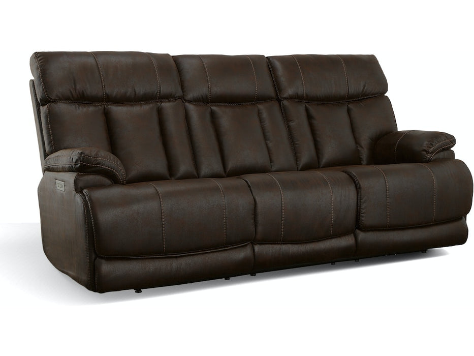 Clive Power Reclining Sofa with Power Headrests and Lumbar