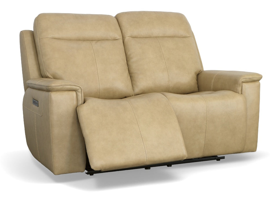 Odell Power Reclining Loveseat with Power Headrests and Lumbar