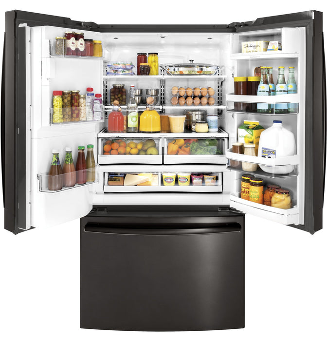 GE Profile™ Series ENERGY STAR® 22.2 Cu. Ft. Counter-Depth French-Door Refrigerator with Keurig® K-Cup® Brewing System