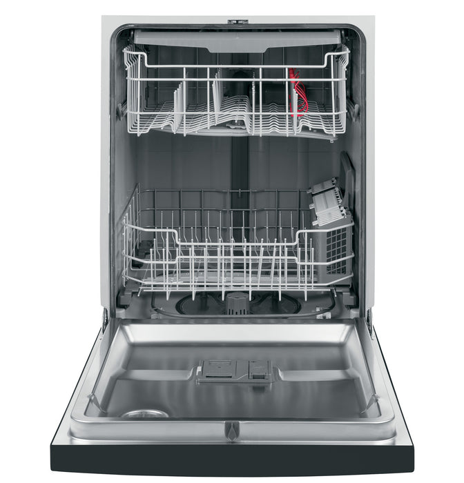 GE® ENERGY STAR® Front Control with Stainless Interior Door Dishwasher with Sanitize Cycle & Dry Boost