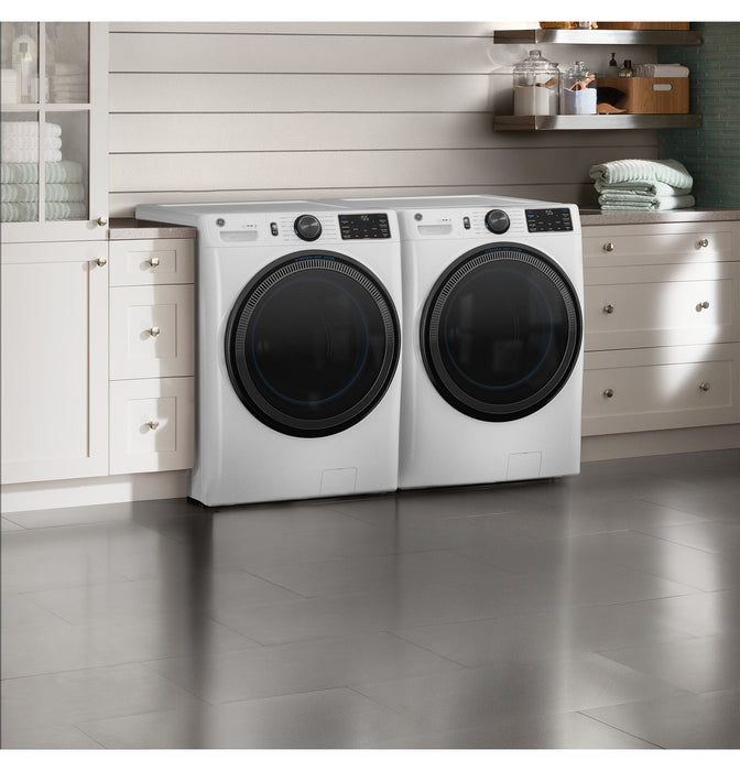GE® ENERGY STAR® 7.8 cu. ft. Capacity Smart Front Load Gas Dryer with Steam and Sanitize Cycle